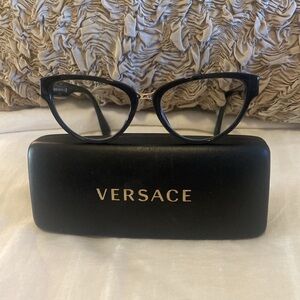 Versace Cat Eye Glasses and Case